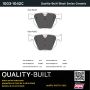 MPA 1003-1042C Quality-Built Black Series Ceramic Brake Pads w/ Hardware