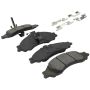 MPA 1003-1043C Quality-Built Black Series Ceramic Brake Pads w/ Hardware