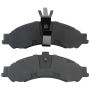 MPA 1003-1043C Quality-Built Black Series Ceramic Brake Pads w/ Hardware