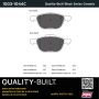 MPA 1003-1044C Quality-Built Black Series Ceramic Brake Pads w/ Hardware