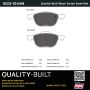 MPA 1003-1044M Quality-Built Black Series Semi-Metallic Brake Pads w/ Hardware