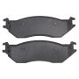 MPA 1003-1045M Quality-Built Black Series Semi-Metallic Brake Pads w/ Hardware