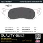 MPA 1003-1045M Quality-Built Black Series Semi-Metallic Brake Pads w/ Hardware