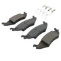 MPA 1003-1046M Quality-Built Black Series Semi-Metallic Brake Pads w/ Hardware