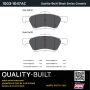 MPA 1003-1047AC Quality-Built Black Series Ceramic Brake Pads w/ Hardware