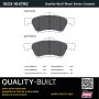 MPA 1003-1047BC Quality-Built Black Series Ceramic Brake Pads w/ Hardware