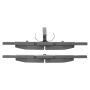 MPA 1003-1047BC Quality-Built Black Series Ceramic Brake Pads w/ Hardware