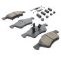 MPA 1003-1047C Quality-Built Black Series Ceramic Brake Pads w/ Hardware