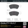 MPA 1003-1047C Quality-Built Black Series Ceramic Brake Pads w/ Hardware