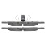 MPA 1003-1047C Quality-Built Black Series Ceramic Brake Pads w/ Hardware
