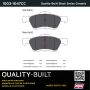 MPA 1003-1047CC Quality-Built Black Series Ceramic Brake Pads w/ Hardware