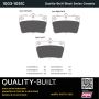 MPA 1003-1051C Quality-Built Black Series Ceramic Brake Pads w/ Hardware