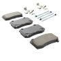 MPA 1003-1053AC Quality-Built Black Series Ceramic Brake Pads w/ Hardware