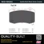 MPA 1003-1053AC Quality-Built Black Series Ceramic Brake Pads w/ Hardware