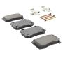 MPA 1003-1053C Quality-Built Black Series Ceramic Brake Pads w/ Hardware