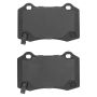 MPA 1003-1053C Quality-Built Black Series Ceramic Brake Pads w/ Hardware