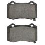 MPA 1003-1053C Quality-Built Black Series Ceramic Brake Pads w/ Hardware