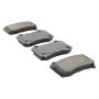 MPA 1003-1053M Quality-Built Black Series Semi-Metallic Brake Pads w/ Hardware