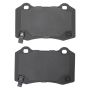 MPA 1003-1053M Quality-Built Black Series Semi-Metallic Brake Pads w/ Hardware