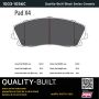 MPA 1003-1056C Quality-Built Black Series Ceramic Brake Pads w/ Hardware