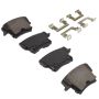 MPA 1003-1057AC Quality-Built Black Series Ceramic Brake Pads w/ Hardware