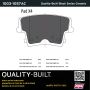 MPA 1003-1057AC Quality-Built Black Series Ceramic Brake Pads w/ Hardware