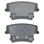 MPA 1003-1057BC Quality-Built Black Series Ceramic Brake Pads w/ Hardware