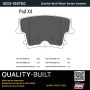 MPA 1003-1057BC Quality-Built Black Series Ceramic Brake Pads w/ Hardware