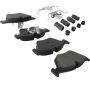MPA 1003-1061BM Quality-Built Black Series Semi-Metallic Brake Pads w/ Hardware