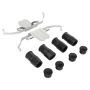 MPA 1003-1061C Quality-Built Black Series Ceramic Brake Pads w/ Hardware