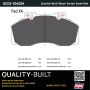 MPA 1003-1062M Quality-Built Black Series Semi-Metallic Brake Pads