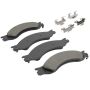 MPA 1003-1064M Quality-Built Black Series Semi-Metallic Brake Pads w/ Hardware