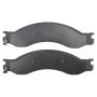 MPA 1003-1064M Quality-Built Black Series Semi-Metallic Brake Pads w/ Hardware