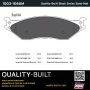 MPA 1003-1066M Quality-Built Black Series Semi-Metallic Brake Pads w/ Hardware