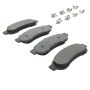 MPA 1003-1067M Quality-Built Black Series Semi-Metallic Brake Pads w/ Hardware