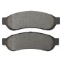 MPA 1003-1067M Quality-Built Black Series Semi-Metallic Brake Pads w/ Hardware