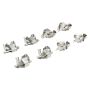 MPA 1003-1067M Quality-Built Black Series Semi-Metallic Brake Pads w/ Hardware