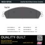 MPA 1003-1070C Quality-Built Black Series Ceramic Brake Pads w/ Hardware
