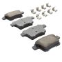 MPA 1003-1071C Quality-Built Black Series Ceramic Brake Pads w/ Hardware