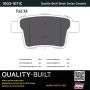 MPA 1003-1071C Quality-Built Black Series Ceramic Brake Pads w/ Hardware