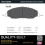 MPA 1003-1081C Quality-Built Black Series Ceramic Brake Pads w/ Hardware