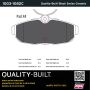 MPA 1003-1082C Quality-Built Black Series Ceramic Brake Pads w/ Hardware