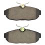 MPA 1003-1082C Quality-Built Black Series Ceramic Brake Pads w/ Hardware