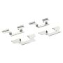 MPA 1003-1082C Quality-Built Black Series Ceramic Brake Pads w/ Hardware