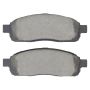 MPA 1003-1083C Quality-Built Black Series Ceramic Brake Pads w/ Hardware