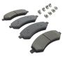 MPA 1003-1084M Quality-Built Black Series Semi-Metallic Brake Pads w/ Hardware