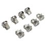 MPA 1003-1084M Quality-Built Black Series Semi-Metallic Brake Pads w/ Hardware
