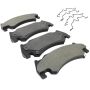 MPA 1003-1085M Quality-Built Black Series Semi-Metallic Brake Pads w/ Hardware