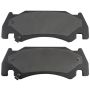 MPA 1003-1085M Quality-Built Black Series Semi-Metallic Brake Pads w/ Hardware
