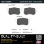 MPA 1003-1086C Quality-Built Black Series Ceramic Brake Pads w/ Hardware